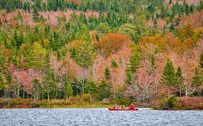 Canoing at MacInnis Lake Estates, Cape Breton Island, Private Acres and Islands