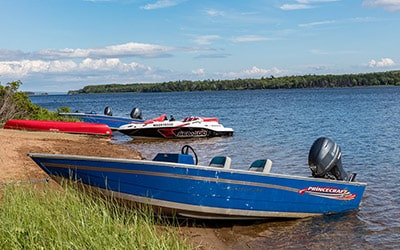 Possible Boating Adventures await you directly from your property